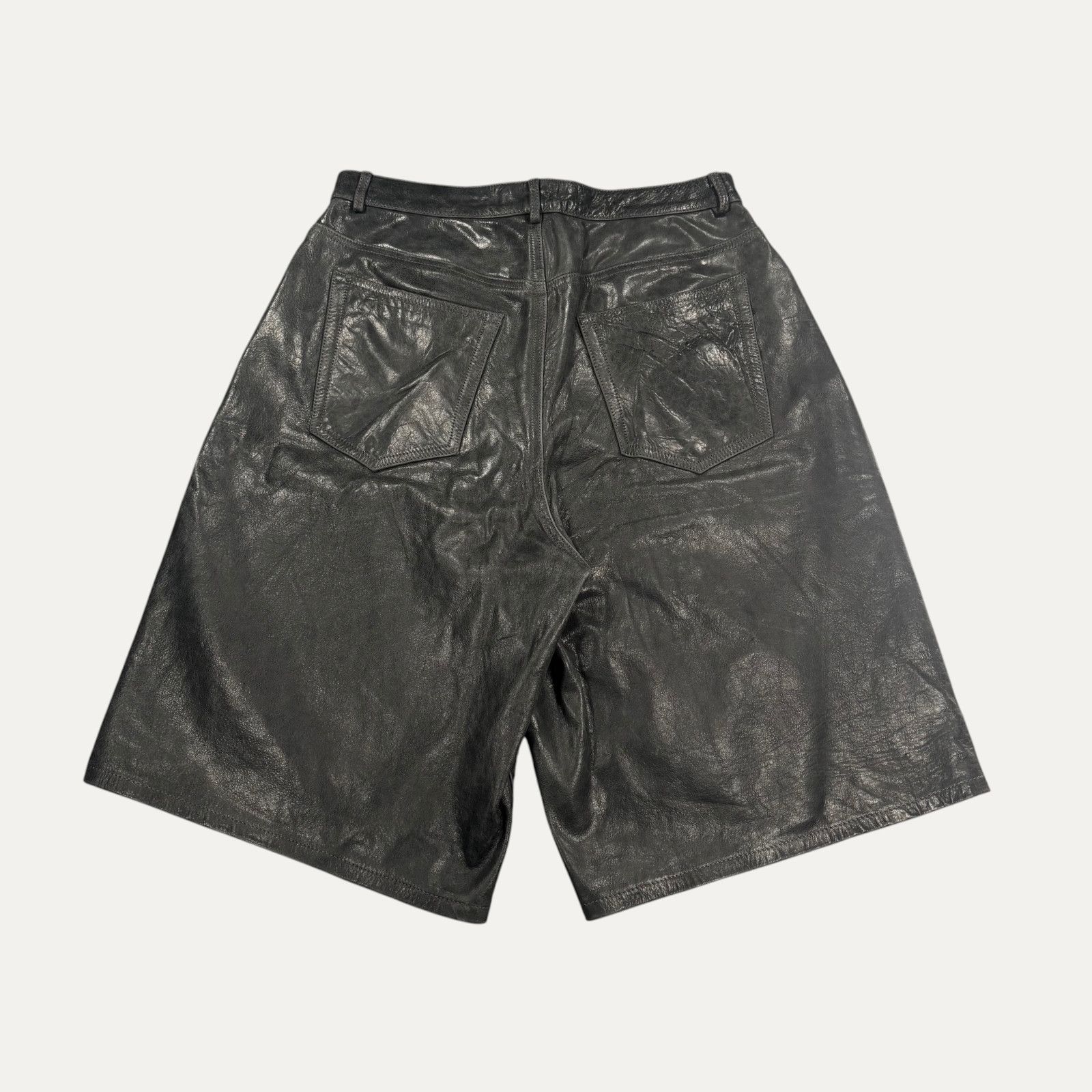 The GV Gallery GV Gallery Raspberry Hills Leather Double Knee Shorts Size US 35 - 2 Thumbnail