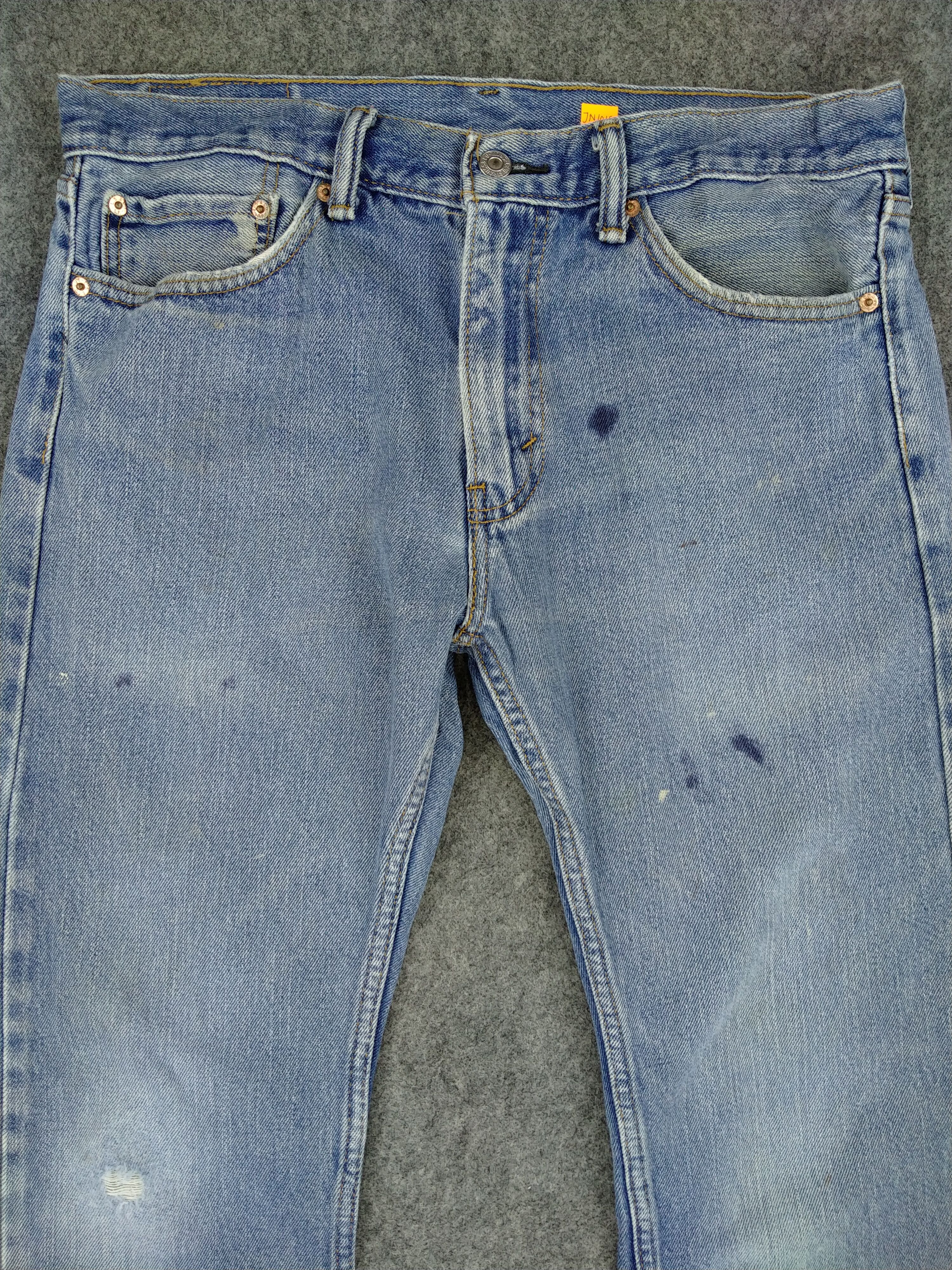 Levi's Blue Wash Vintage Levi's 505 Jeans 34x29 Denim JN1015 Size US 34 / EU 50 - 3 Thumbnail