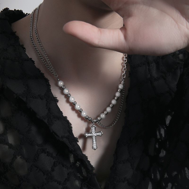 Other Cross Punk STEAL! Y2K Chains Necklace Chain Size ONE SIZE - 2 Thumbnail