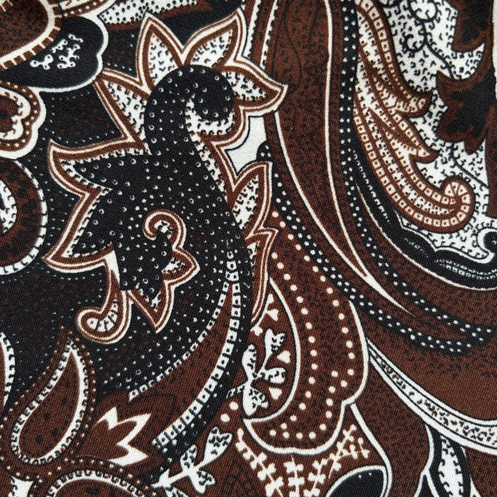 Other Cato Faux Wrap Brown Black White Paisley 3/4 Sleeve Top Size XL / US 12-14 / IT 48-50 - 9 Thumbnail