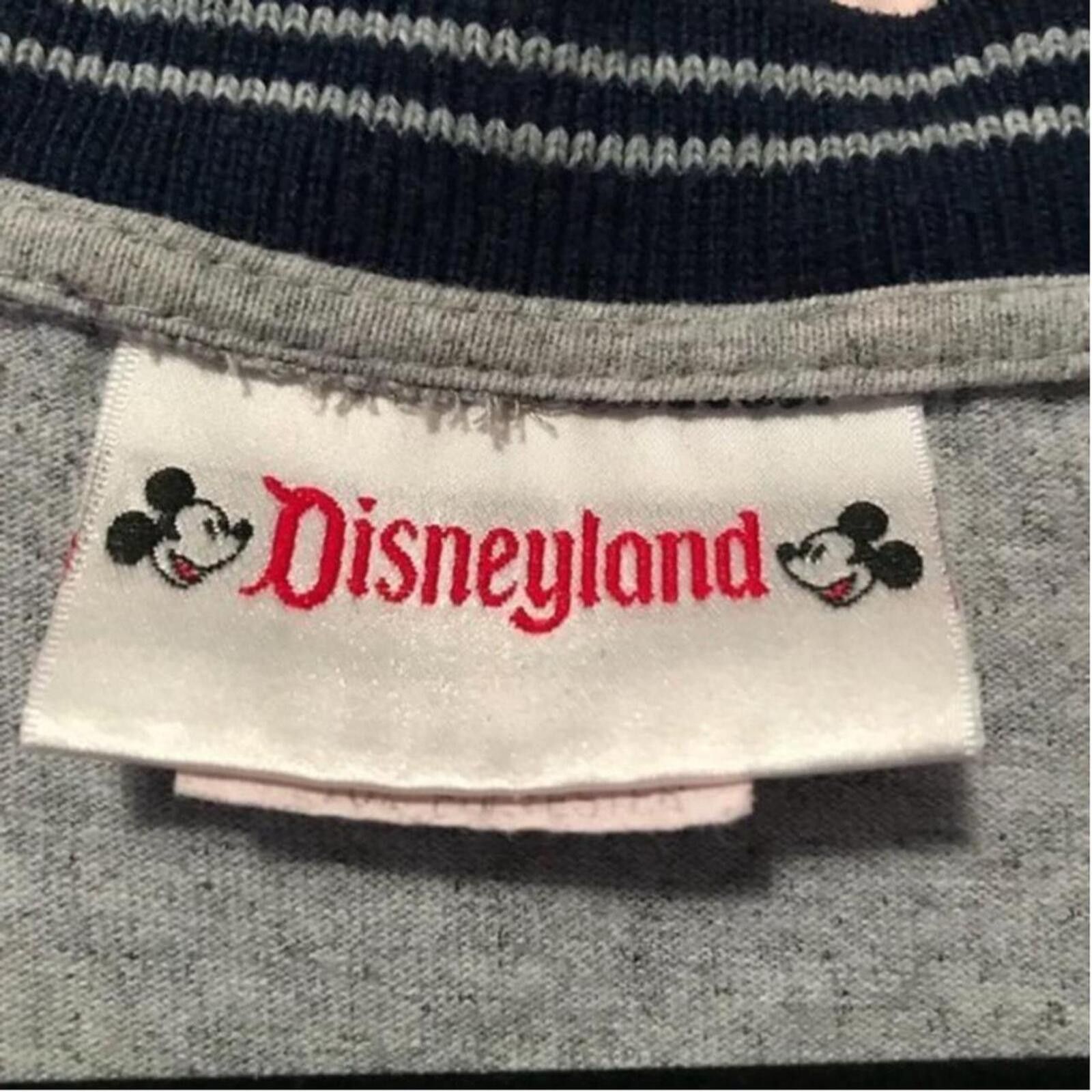 Other Vintage Disneyland Mickey Mouse Embroidered Grey T-Shirt Size ONE SIZE - 4 Thumbnail