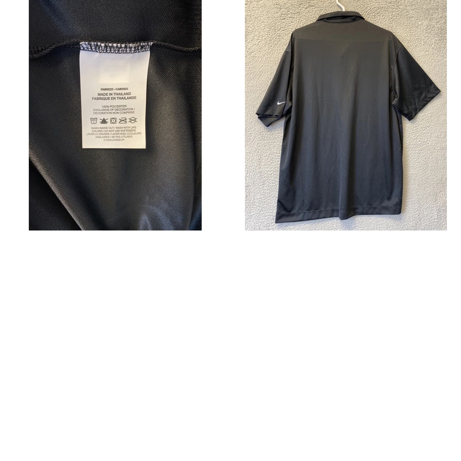 Nike Nike Golf Polo Shirt Mens Large Black Short Sleeve Dri-Fit American NWOT/ 36-65 Size US L / EU 52-54 / 3 - 8 Thumbnail