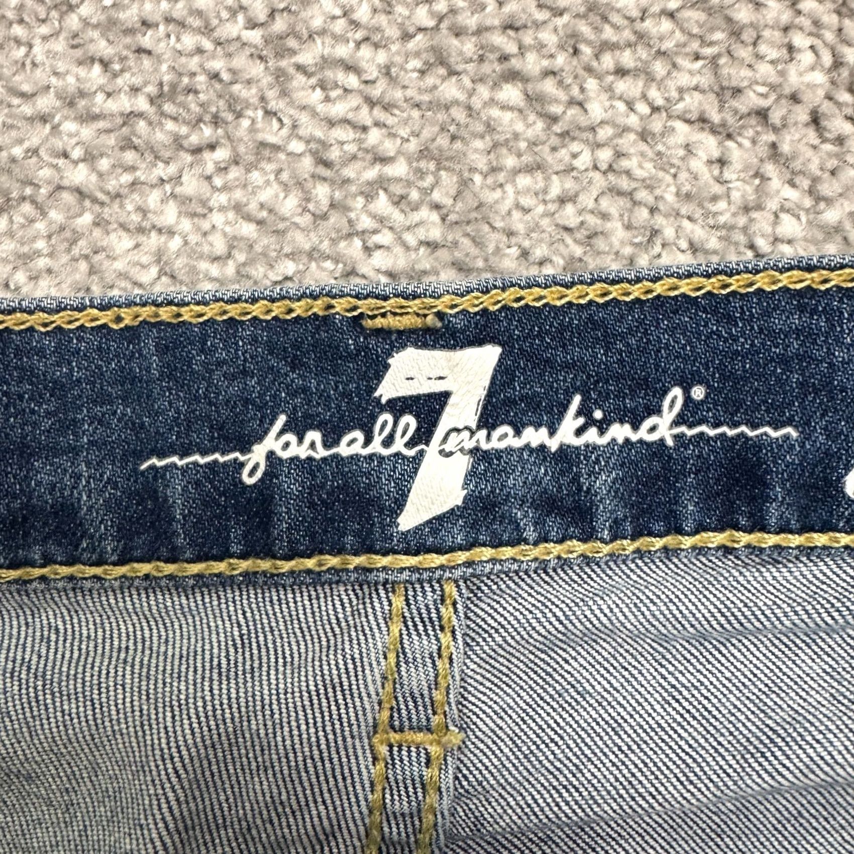 7 For All Mankind 7 For All Mankind Jeans Womens 26 Skinny Denim Blue Ankle High Waist Size 26" / US 2 / IT 38 - 7 Thumbnail