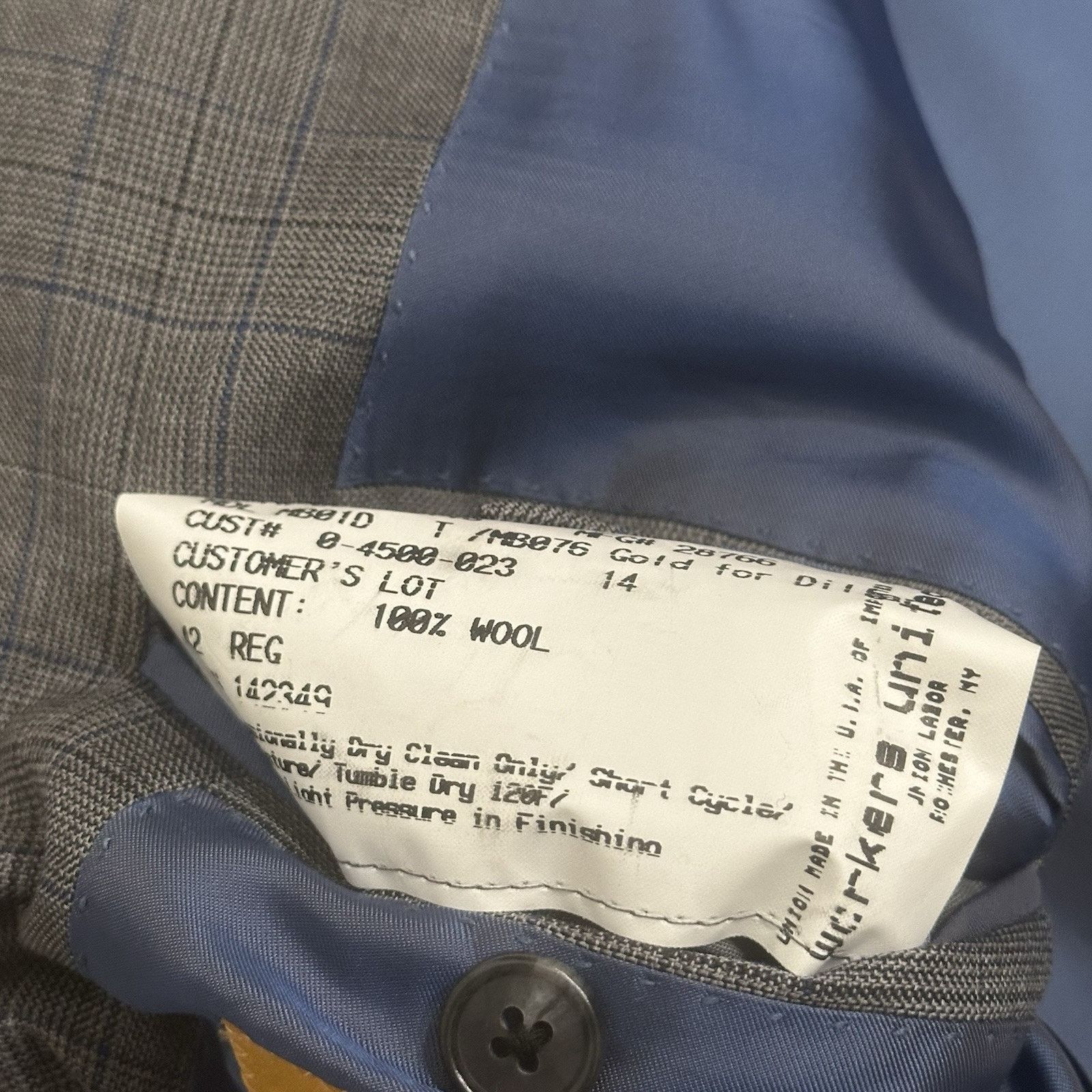 Hickey Freeman Hickey Freeman Loro Piana Suit Men’s 42R Tasmanian Super 130 Size 42R - 6 Thumbnail
