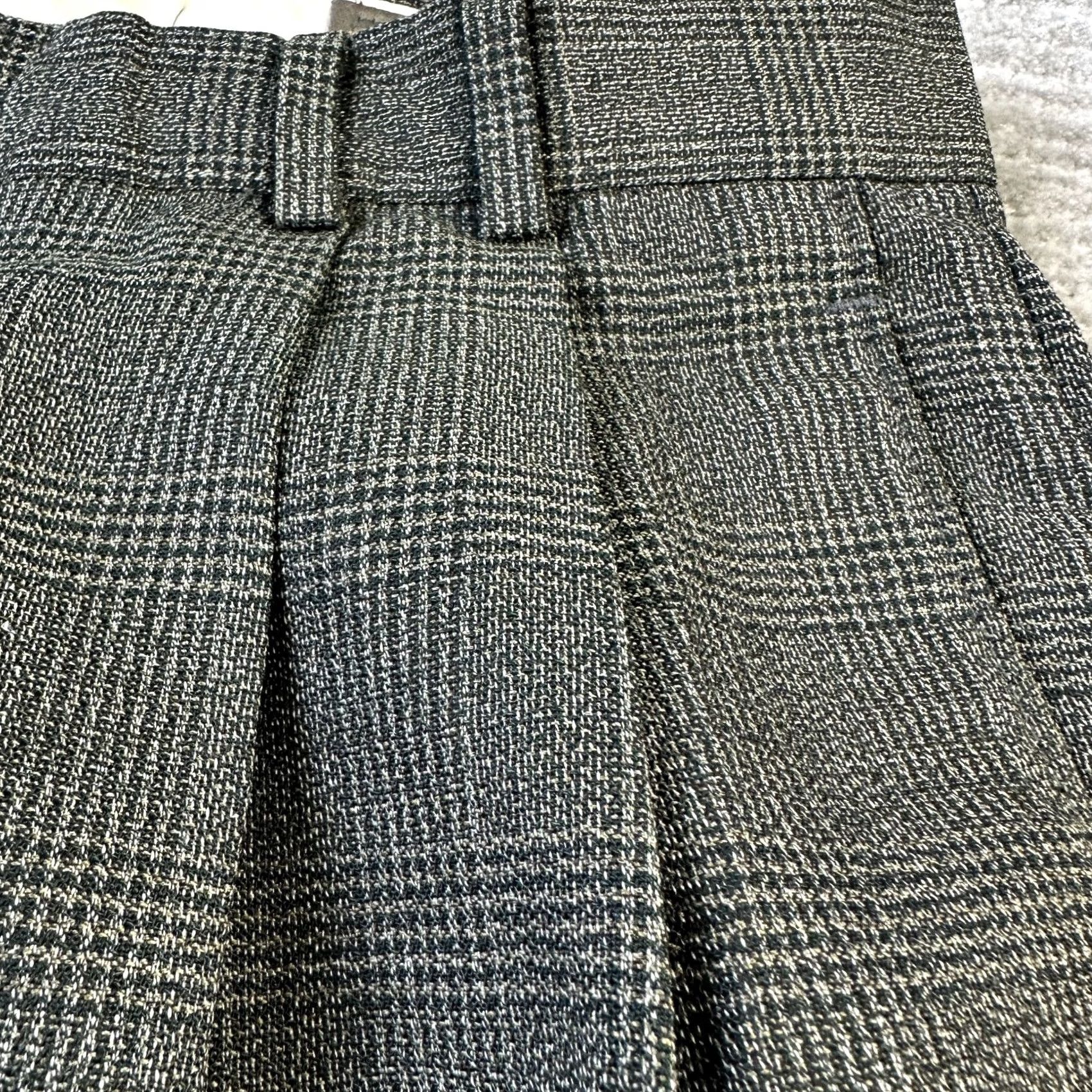 Dockers VINTAGE Dockers Pants Mens 34x28 Trousers Double Pleated USA 1995 Glen Plaid Size US 34 / EU 50 - 5 Thumbnail