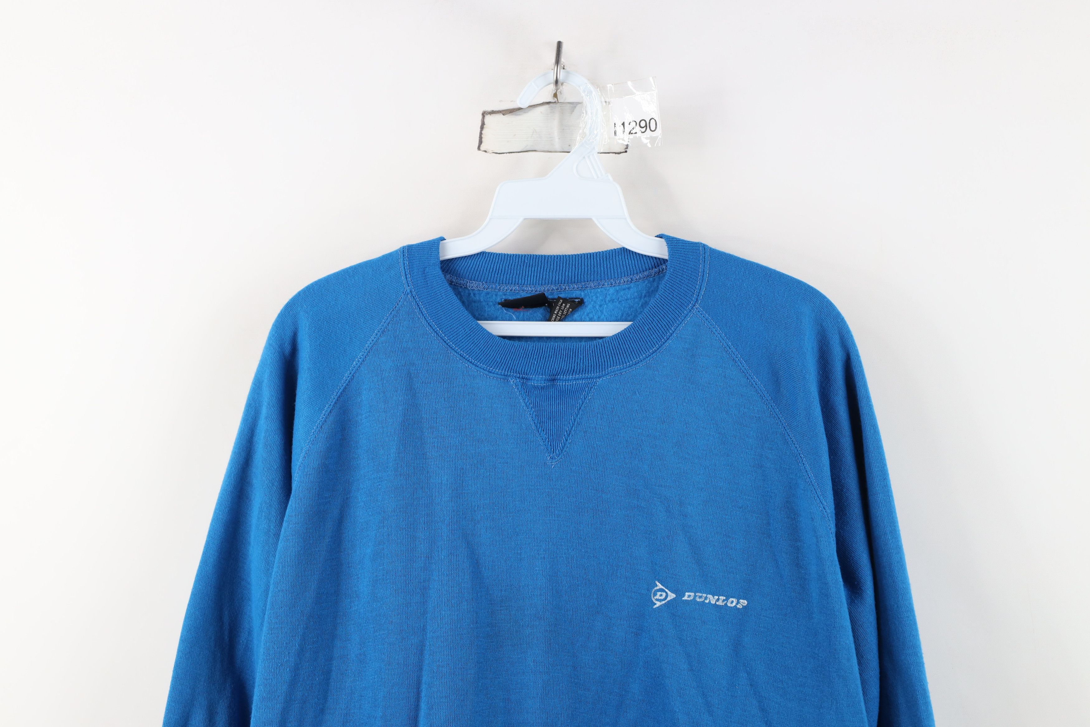 Vintage Vintage 80s 90s Streetwear Tennis Sweatshirt Royal Blue Size US L / EU 52-54 / 3 - 2 Thumbnail