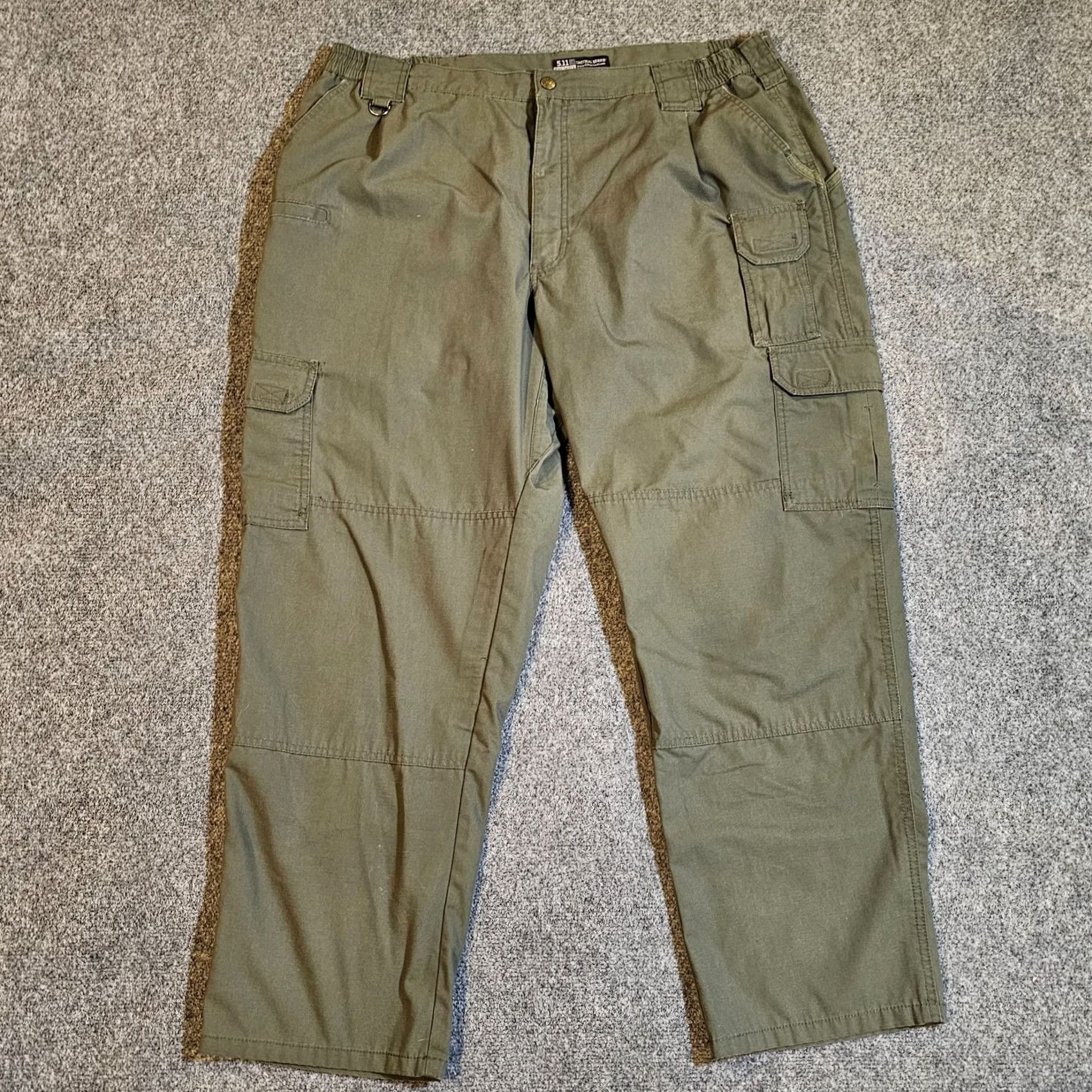 Vintage 5.11 Tactical Pants Mens 42x30 Green Cargo PDU Ripstop Utility Pockets Workwear Cargo Pants Mens Green 5.11 Tactical Size US 42 / EU 58 - 2 Thumbnail