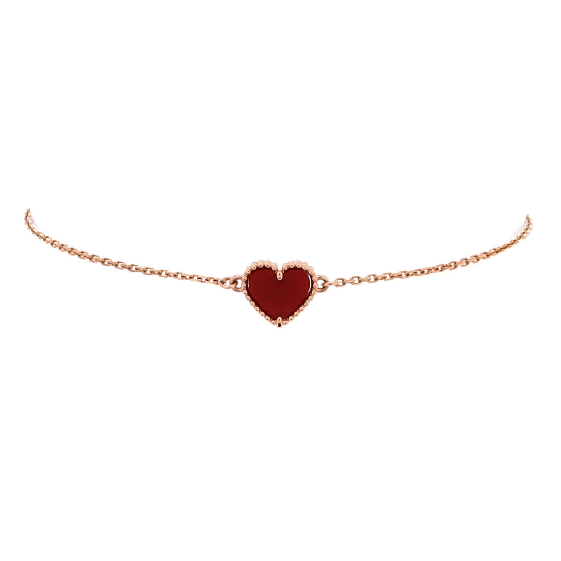 Van Cleef & Arpels Sweet Alhambra Heart Bracelet Size ONE SIZE - 1 Thumbnail