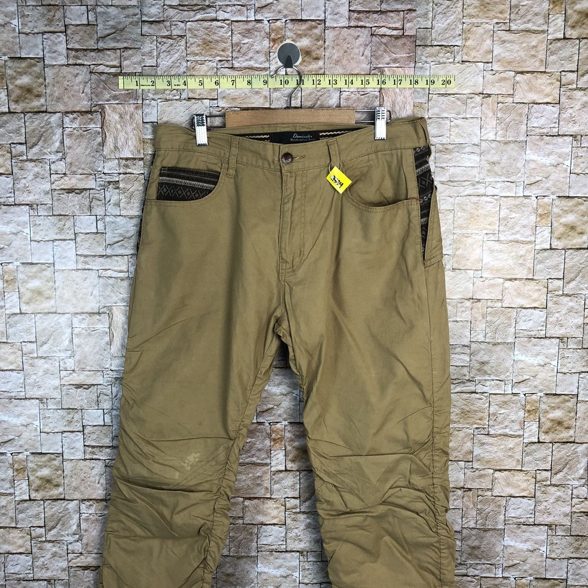 Japanese Brand DL Dominate handcraft Brown Cargo Multipocket Pants #A334 Size US 32 / EU 48 - 2 Thumbnail