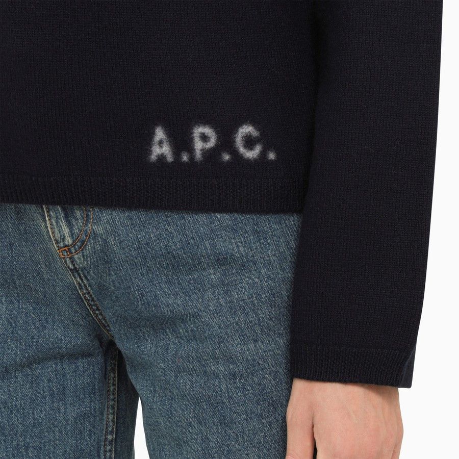 A.P.C. o1d2blof0724 Wool Turtleneck Sweaters in Navy Size M / US 6-8 / IT 42-44 - 4 Thumbnail