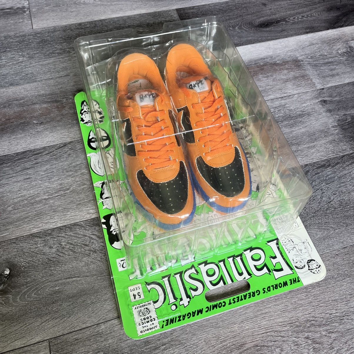Bape × Marvel Comics RARE OG 2005 A BATHING APE BAPESTA HUMAN TORCH MARVEL SHOES Size US 11 / EU 44 - 1 Thumbnail