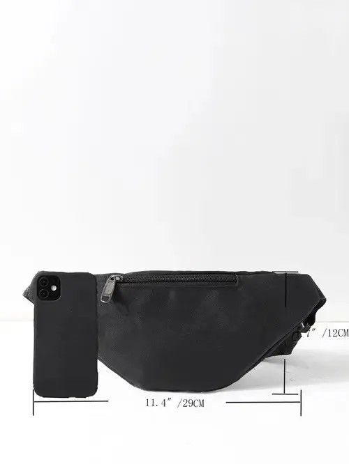 Vintage Minimalist Zip Fanny Pack Size ONE SIZE - 3 Thumbnail