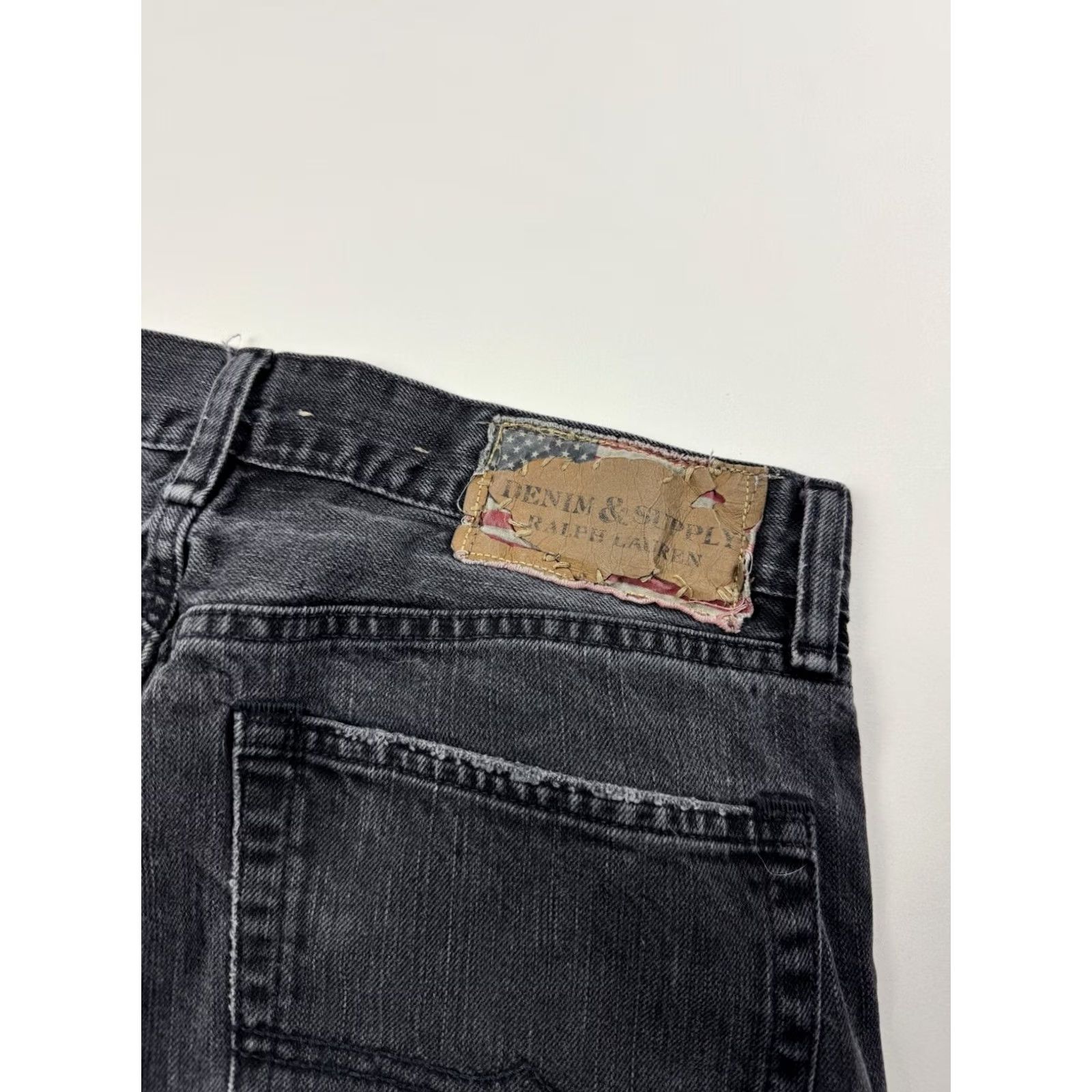 Ralph Lauren Ralph Lauren Denim & Supply Slim Fit Mens Jeans Black - 32x32 Size US 32 / EU 48 - 7 Thumbnail