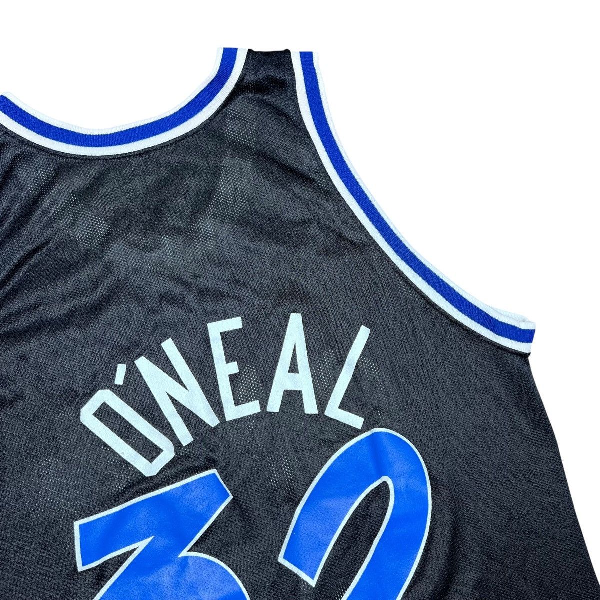 Champion 90s NBA Orlando Magic Shaquille O’Neal Champion Black Jersey Size US L / EU 52-54 / 3 - 9 Thumbnail