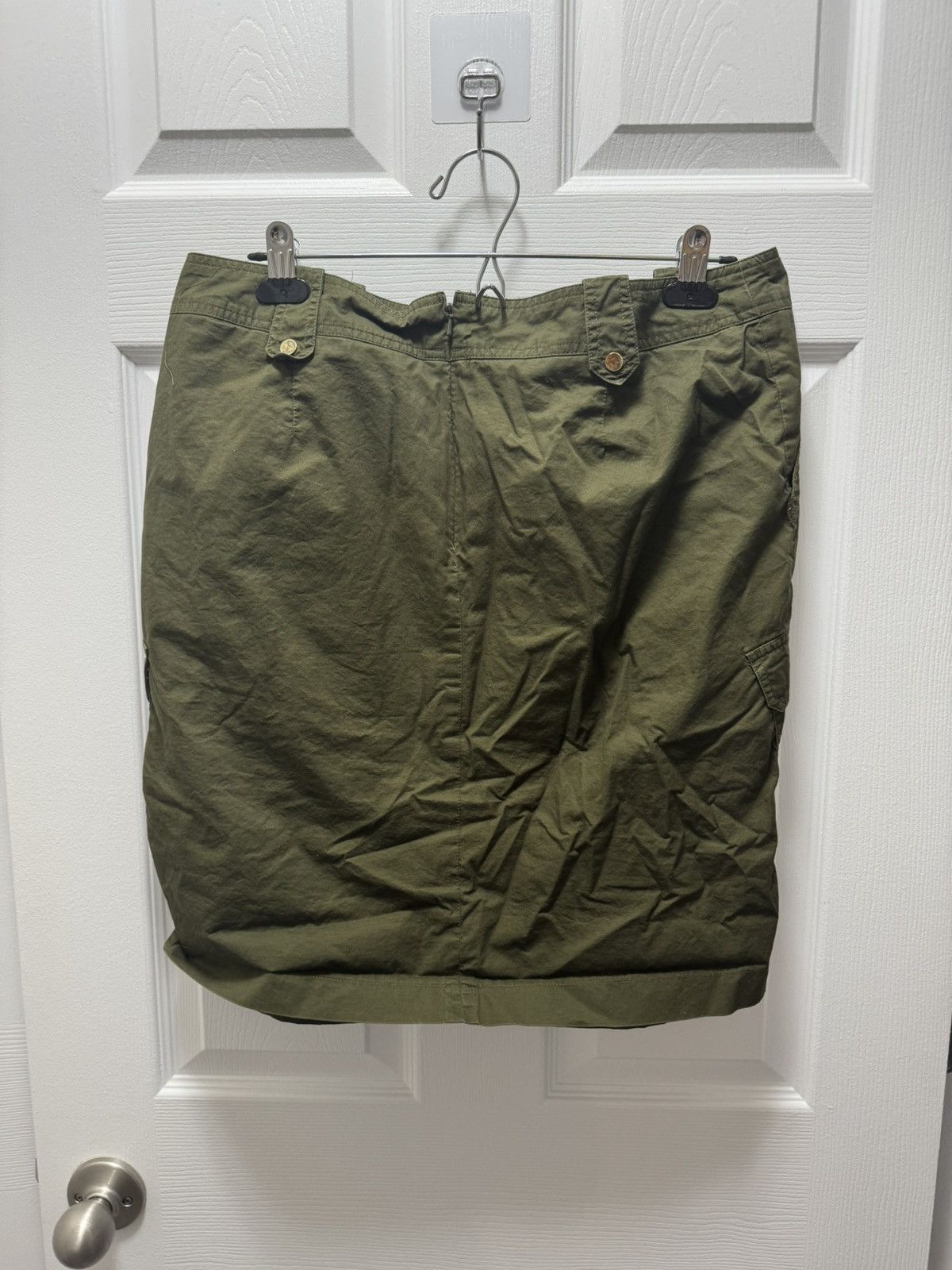 Bianca Saunders Bianca Nygara Military Green Cargo Pocket Maxi Skirt Size 32" / US 10 / IT 46 - 3 Thumbnail