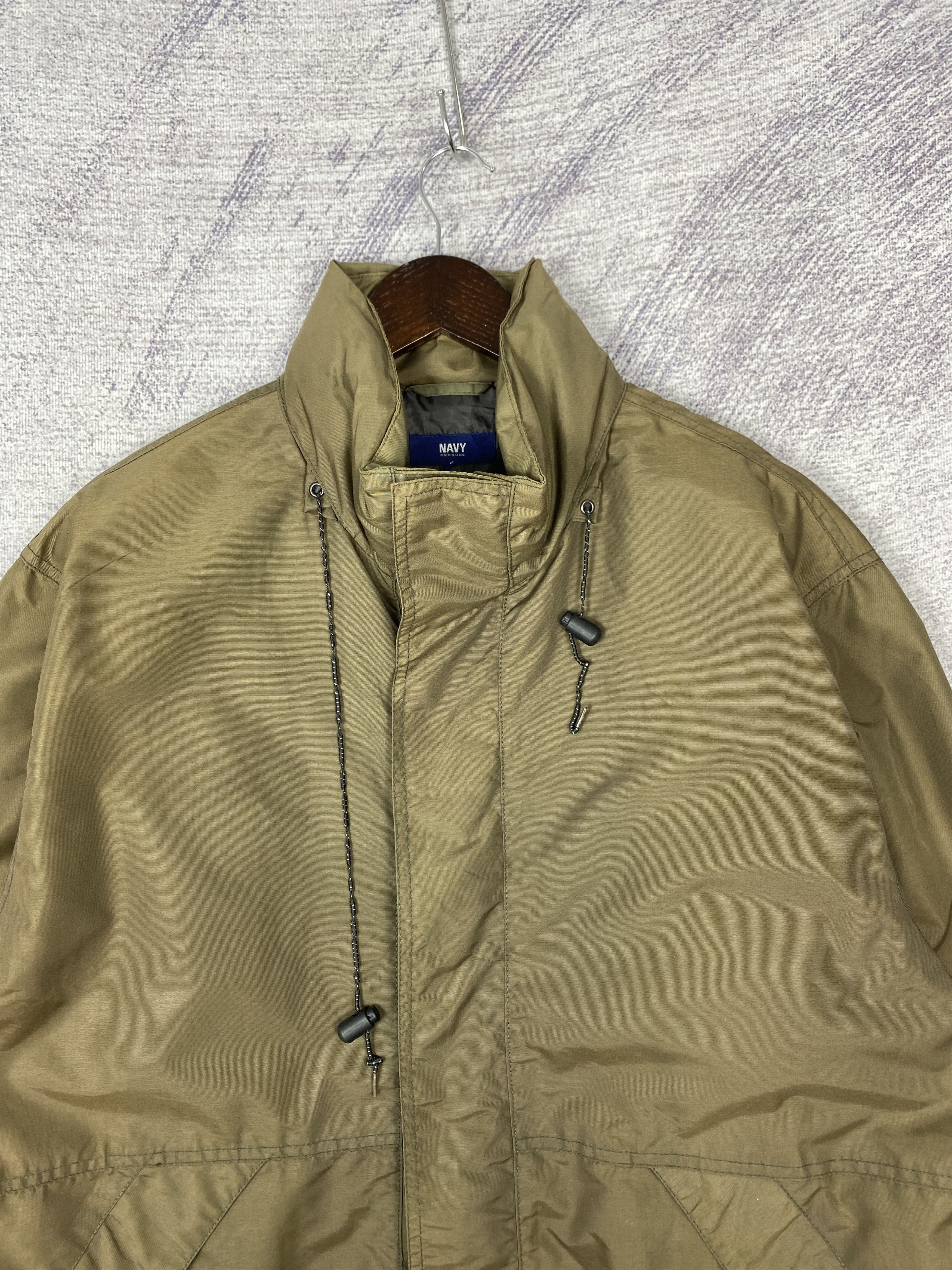 Old Navy Vintage Navy Produce Zip Up Light Jacket Size US L / EU 52-54 / 3 - 2 Thumbnail