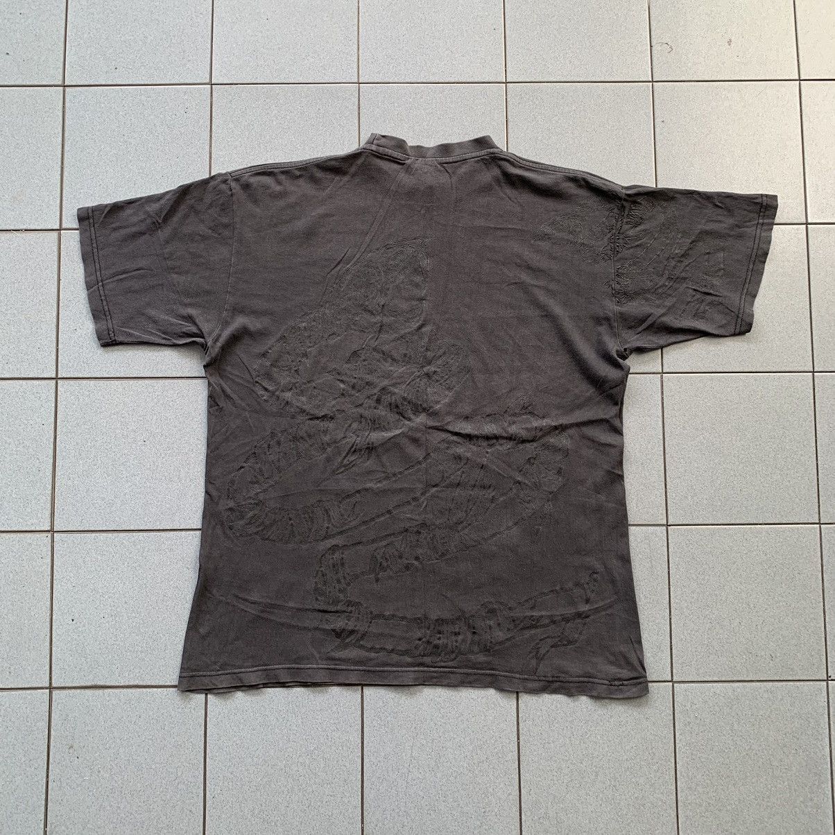 Band Tees × Metallica × Vintage Vintage Metallica 1992 Pushead Snake AOP Black Album Tee Size US L / EU 52-54 / 3 - 7 Thumbnail