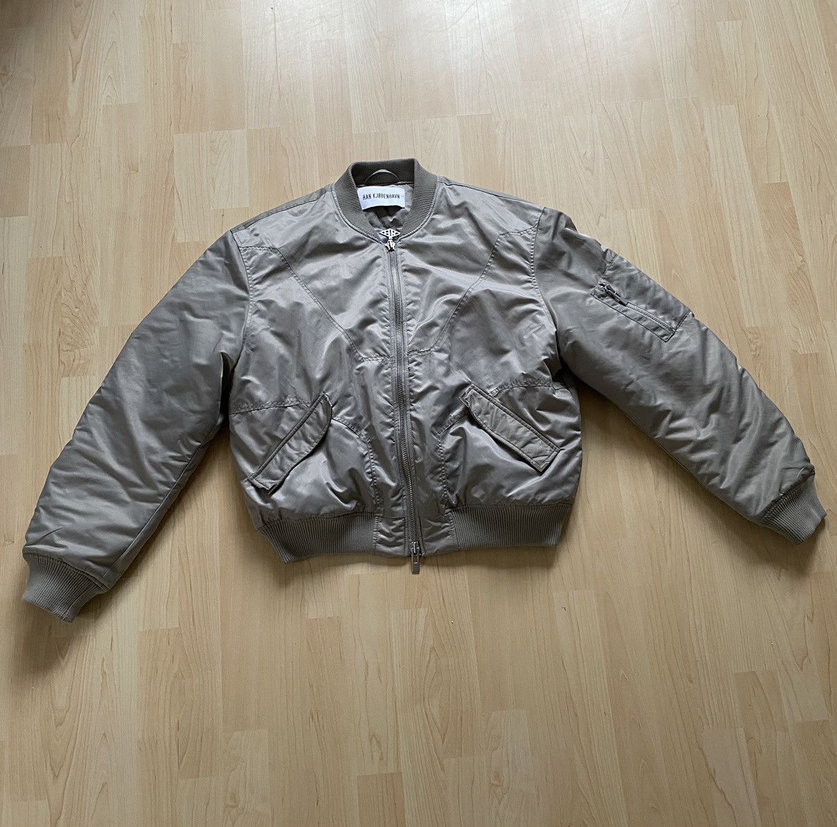 Han Kjobenhavn Han Kjøbenhavn Bomber Jacket Grey Size US L / EU 52-54 / 3 - 1 Thumbnail