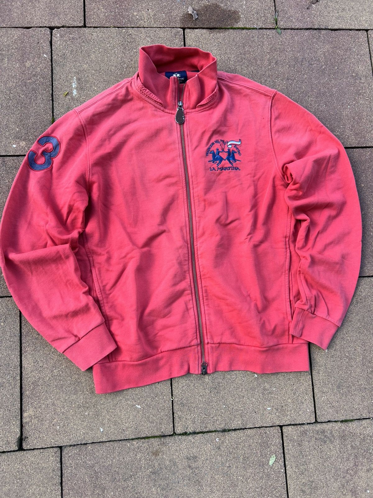 La Martina Porsche Thrashed Zip Sweatshirt Bomber La Martina polo Size US L / EU 52-54 / 3 - 3 Thumbnail