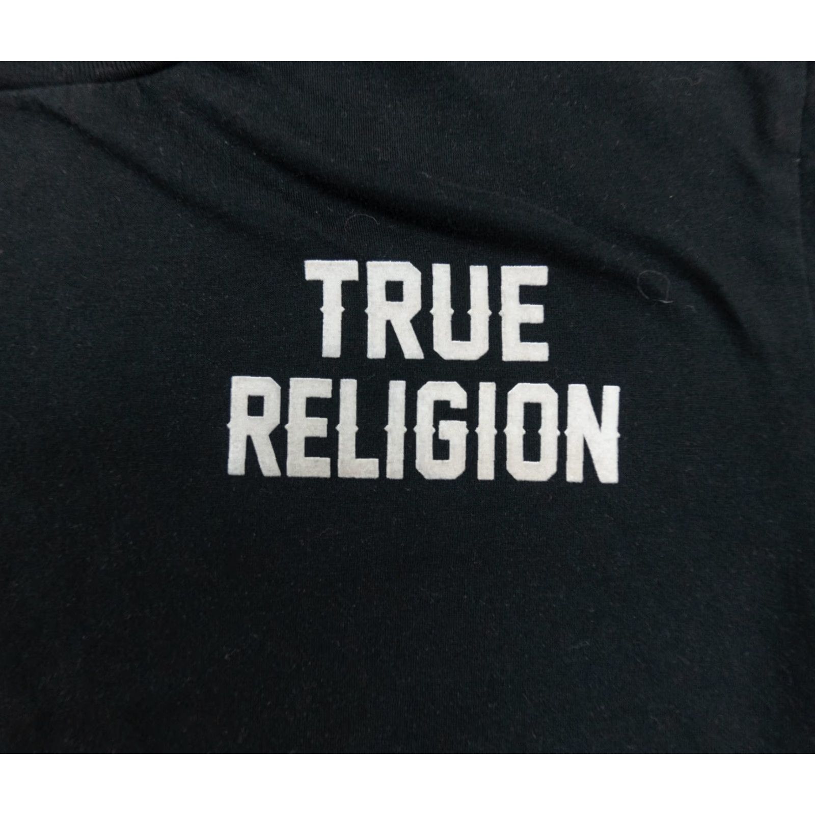 True Religion True Religion Graphic Tee Mens XLarge Black Short Sleeve Crewneck T-Shirt Buddha Size US XL / EU 56 / 4 - 3 Thumbnail