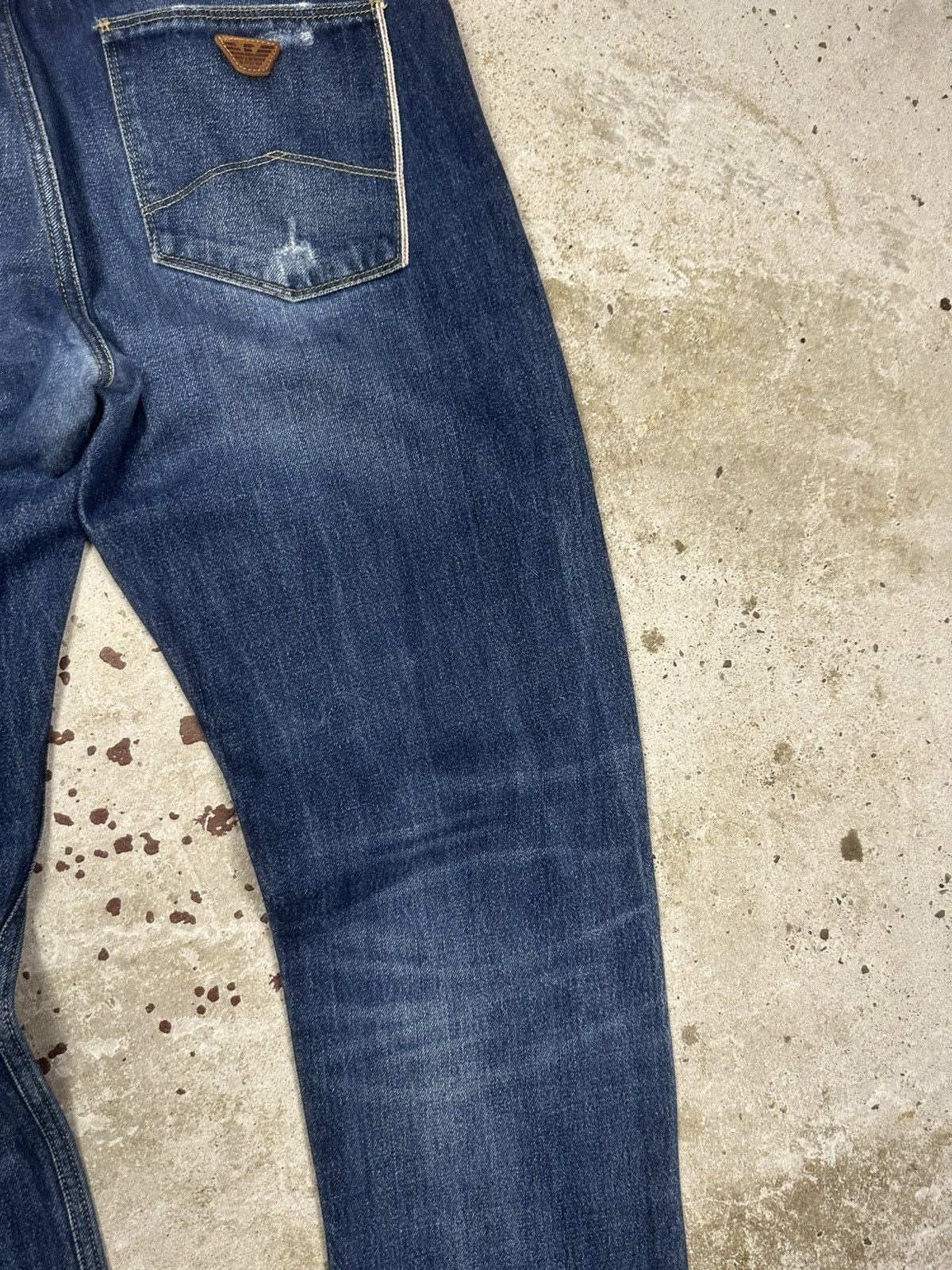 Giorgio Armani Vintage 2000s Armani Jeans Japan Selvedge Denim Pants Size US 34 / EU 50 - 22 Thumbnail