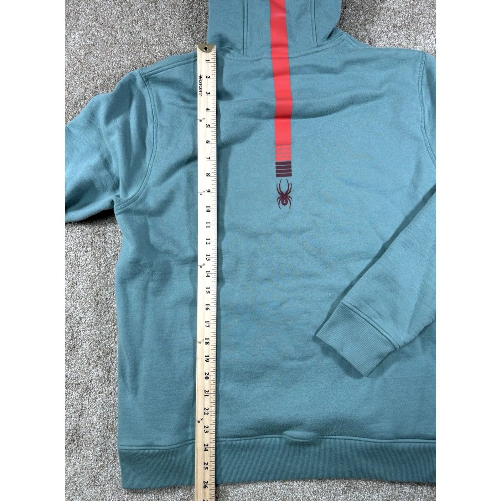 Spyder Spyder Active Hooded Sweatshirt Blue Striped Long Sleeve Men’s Size Medium Size US M / EU 48-50 / 2 - 5 Thumbnail