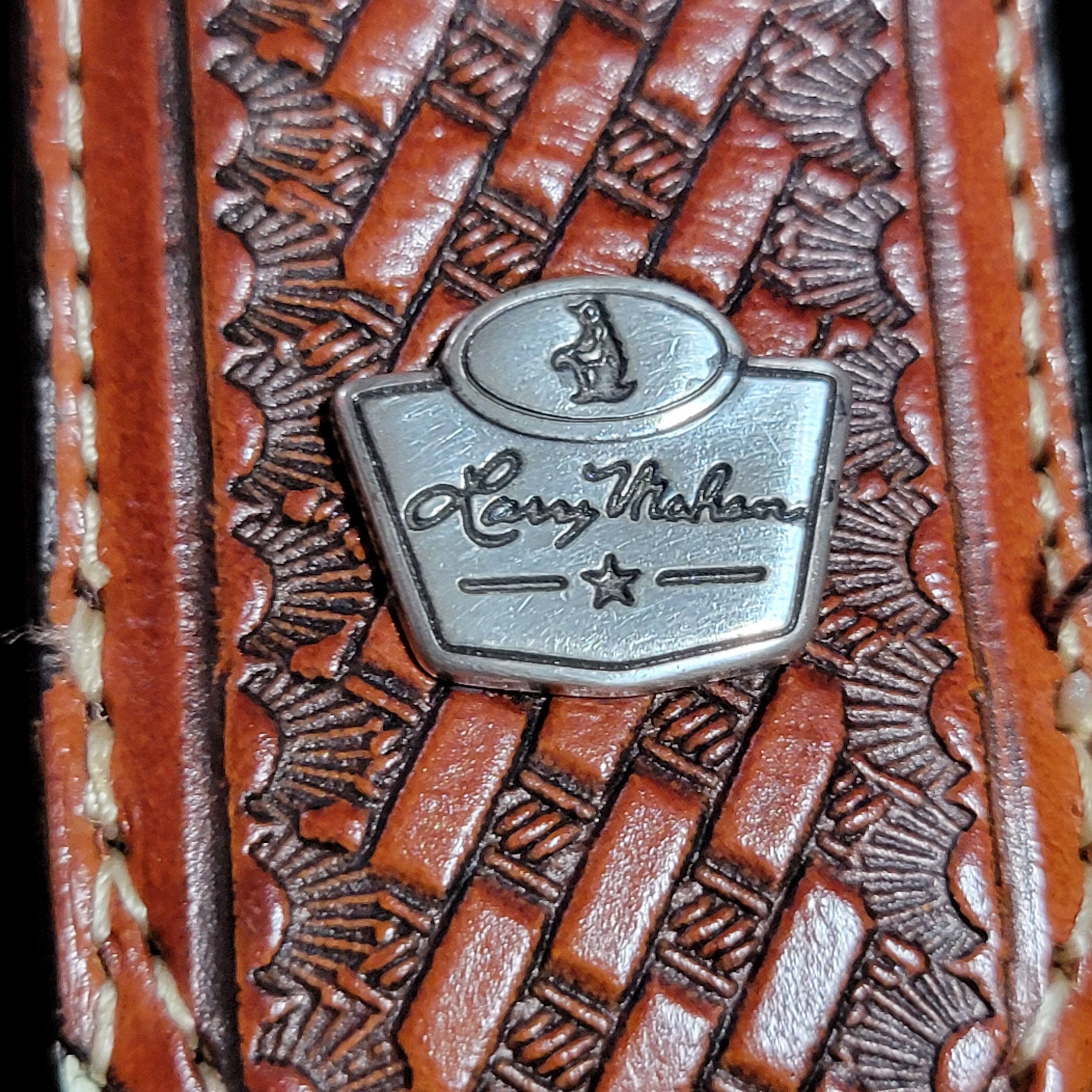 Larry Mahan Larry Mahan Ladies Genuine Leather Western Belt - 38 Size ONE SIZE - 4 Thumbnail