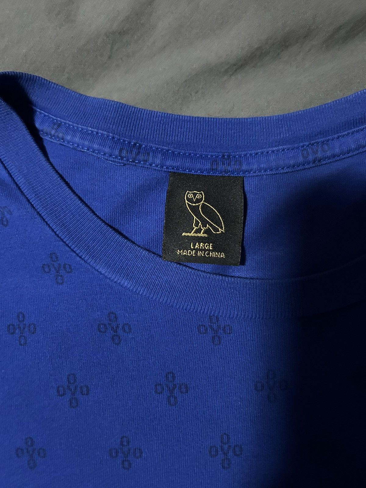 October's Very Own OVO October’s Very Own Allover Owl Monogram Tee Blue Size L Size US L / EU 52-54 / 3 - 3 Thumbnail