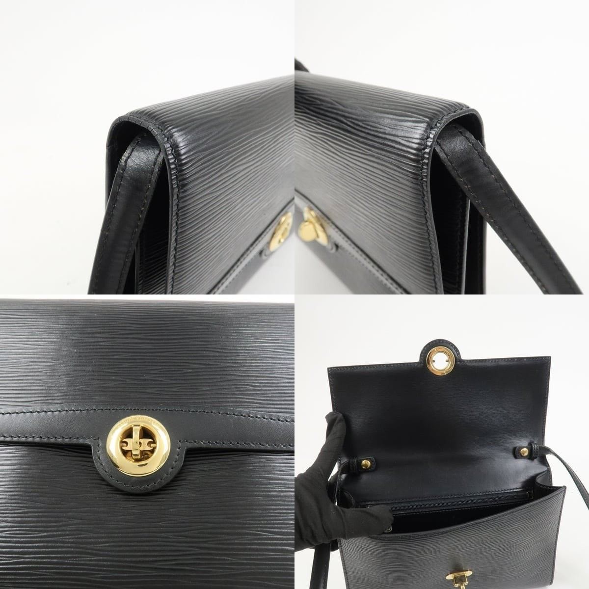 Louis Vuitton Louis Vuitton Epi Arche Shoulder Bag Black Size ONE SIZE - 6 Thumbnail