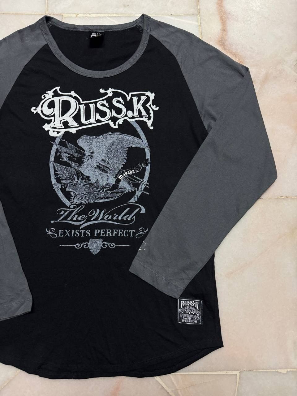 Japanese Brand Vintage Russ.K Makaha Punk The World Seditionaries Tshirt Size US L / EU 52-54 / 3 - 4 Thumbnail