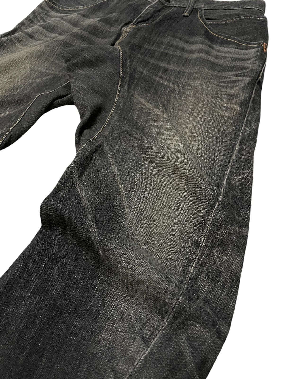 Beauty Beast × Edwin × Japanese Brand Vintage Edwin E Function Engineered Spiral Leg Jeans Size US 30 / EU 46 - 17 Thumbnail