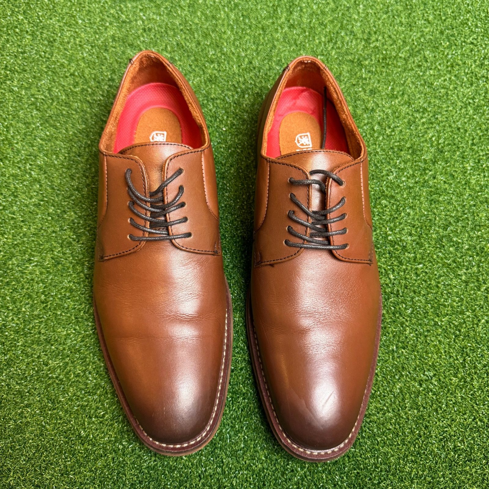 Stacy Adams Stacy Adams Marlton Brown Leather Oxford Dress ShoesMen’s 8M Size US 8 / EU 41 - 3 Thumbnail