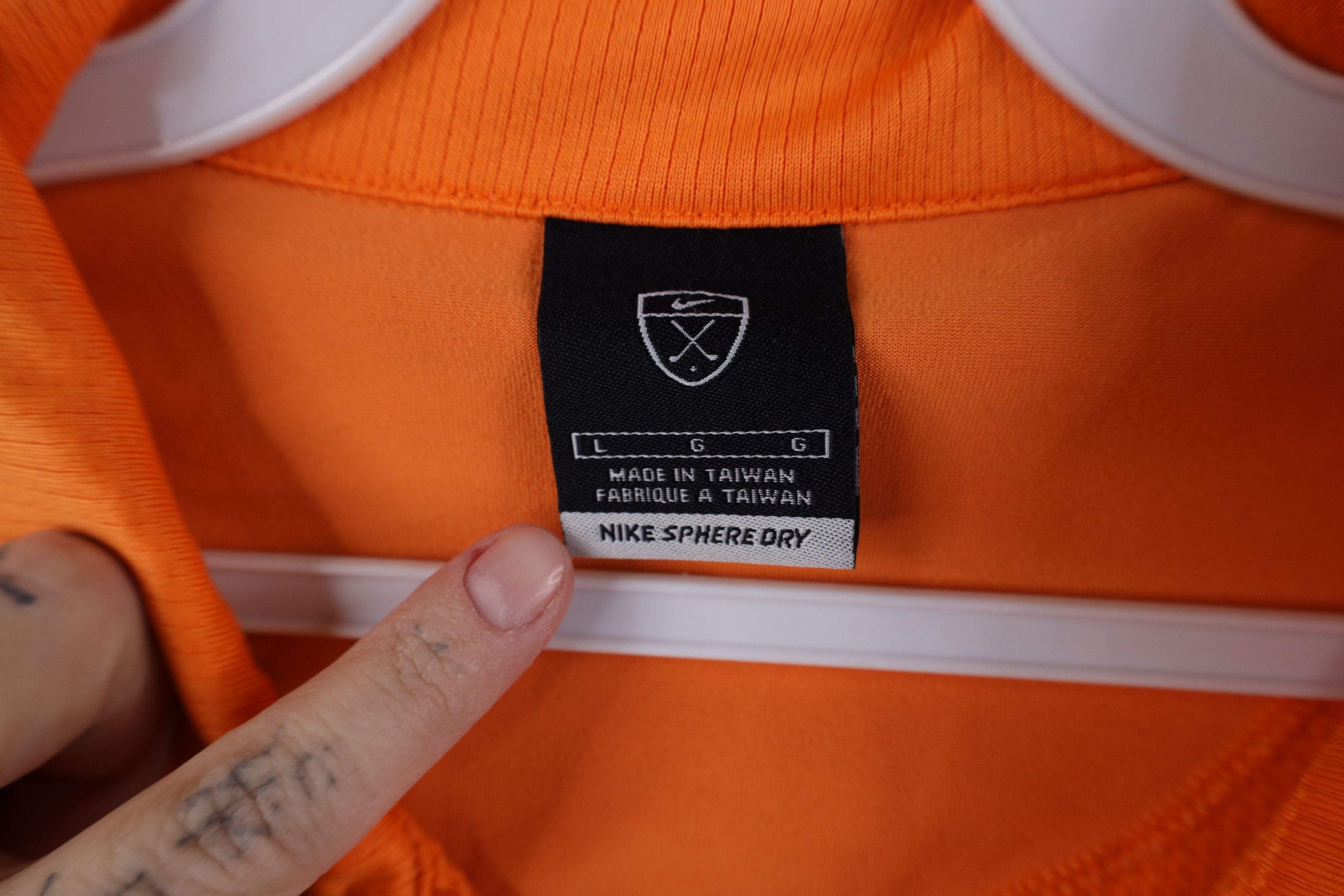 Nike Vintage Nike Golf Highland Knit Golf Polo Shirt Orange Size US L / EU 52-54 / 3 - 10 Thumbnail