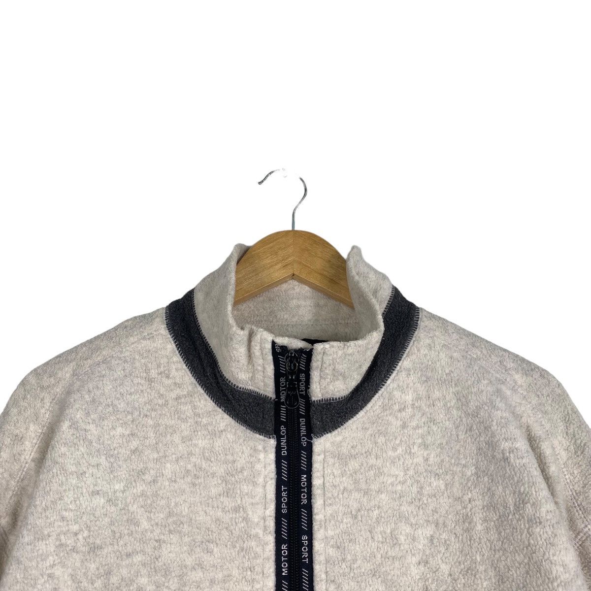 Dunlop × Japanese Brand × Vintage Vintage Dunlop fleece zipper jacket Size US L / EU 52-54 / 3 - 4 Thumbnail