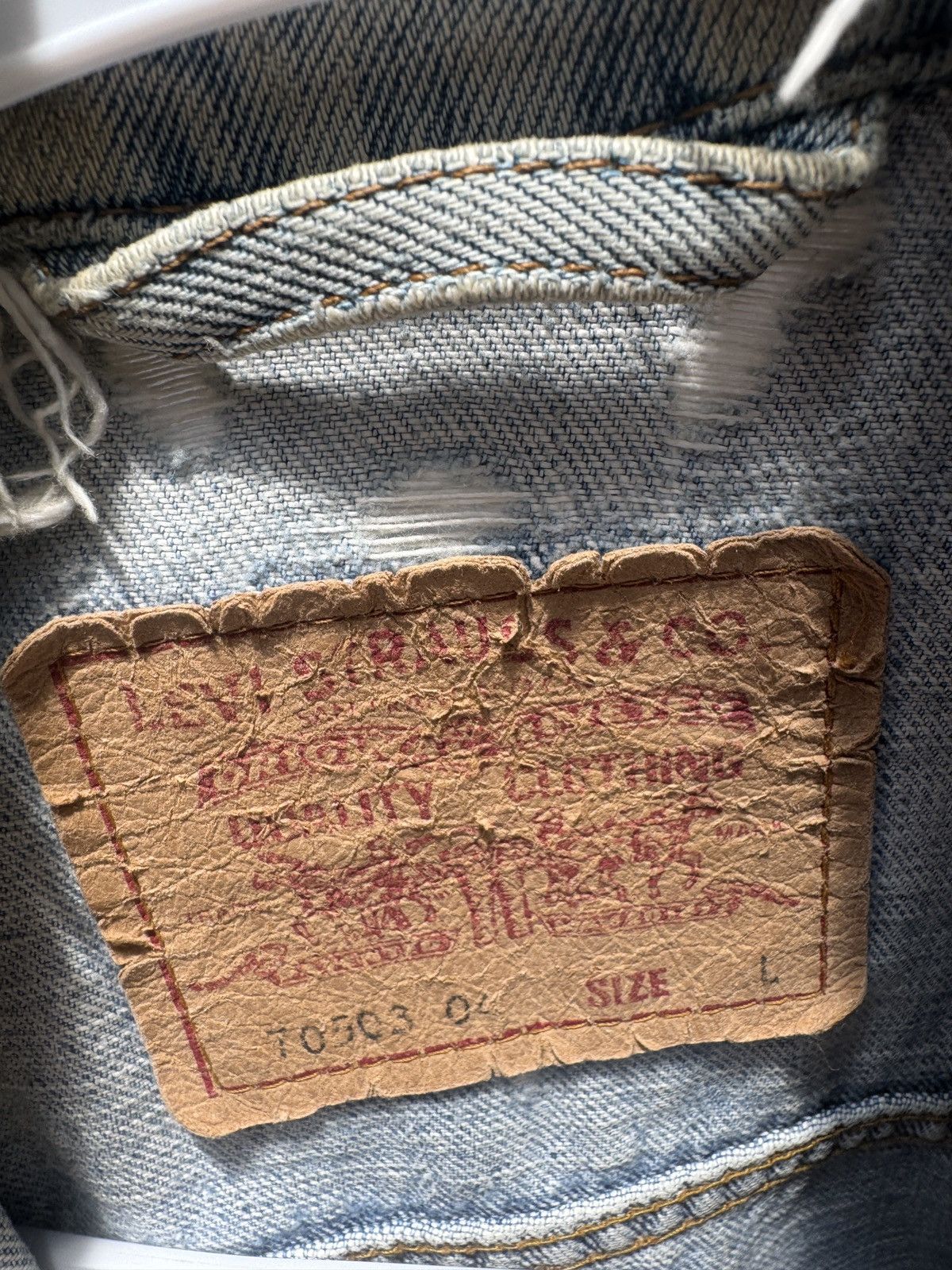 Levi's Vintage Clothing Levi’s Vintage Denim jacket (L) Size US L / EU 52-54 / 3 - 5 Thumbnail