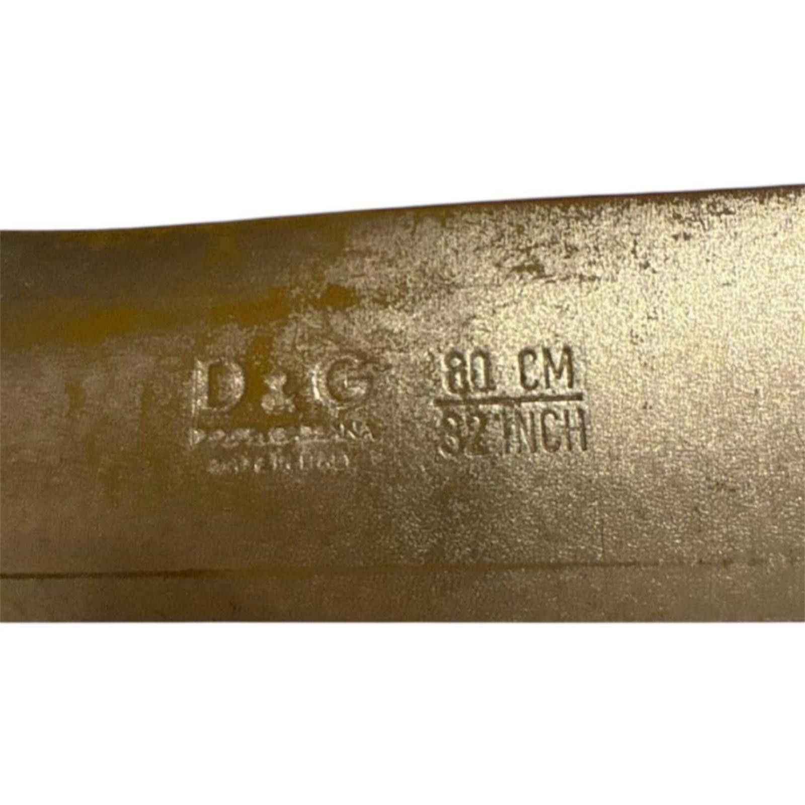 Dolce & Gabbana Dolce & Gabbana authentic logo y2k vintage belt Size ONE SIZE - 4 Thumbnail