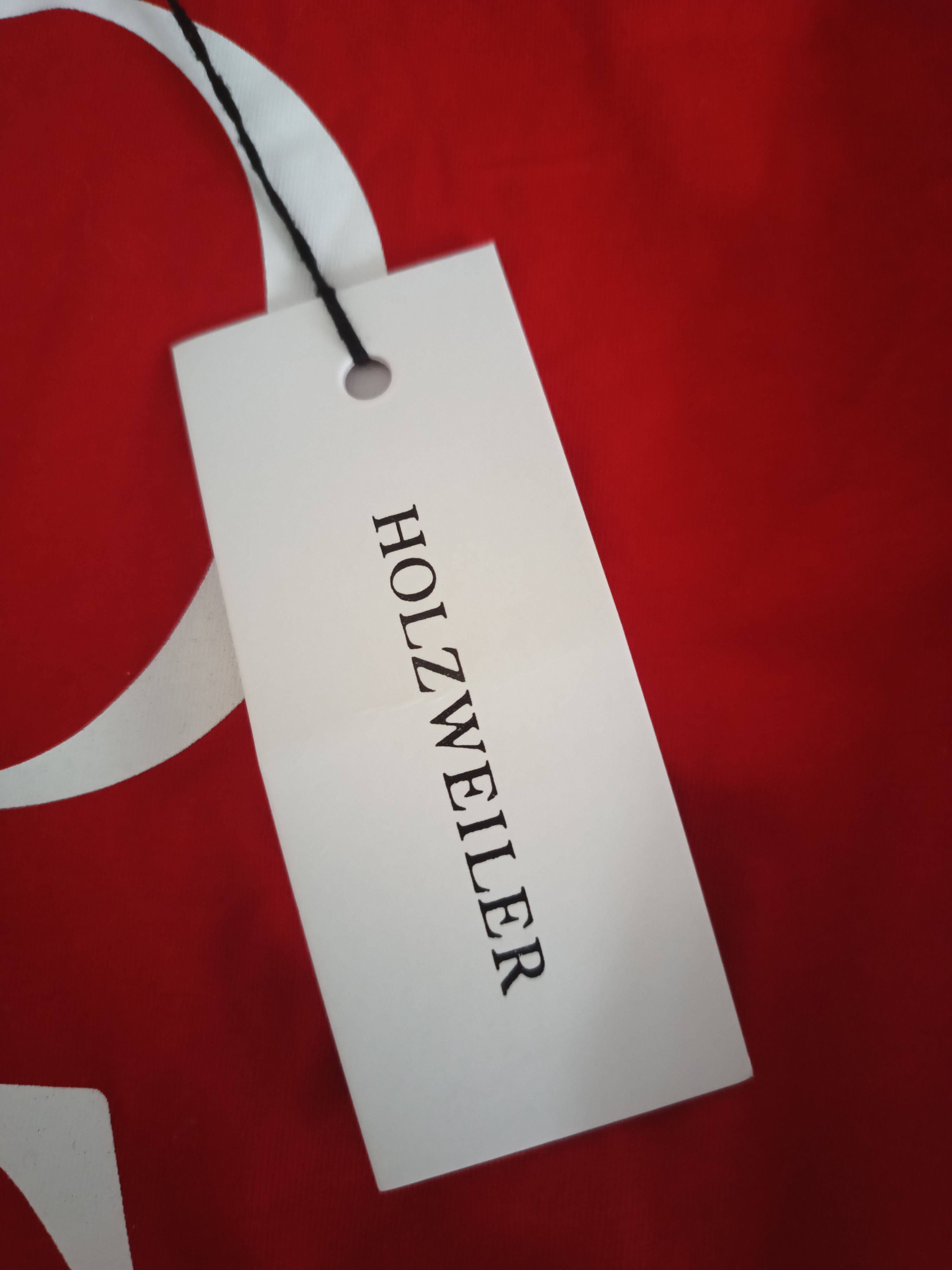 Holzweiler Red t-shirt with inscription Size XS / US 0-2 / IT 36-38 - 2 Thumbnail