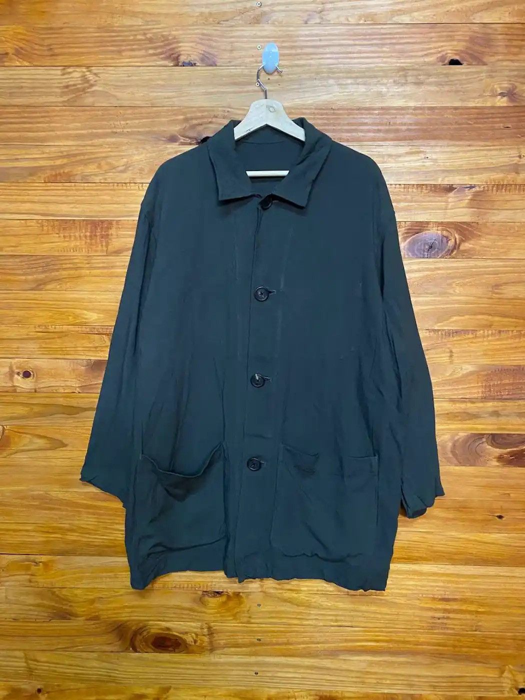 Y's for Men × Yohji Yamamoto Vintage YS FOR MEN Rayon Jacket Made In Japan Size US M / EU 48-50 / 2 - 1 Thumbnail