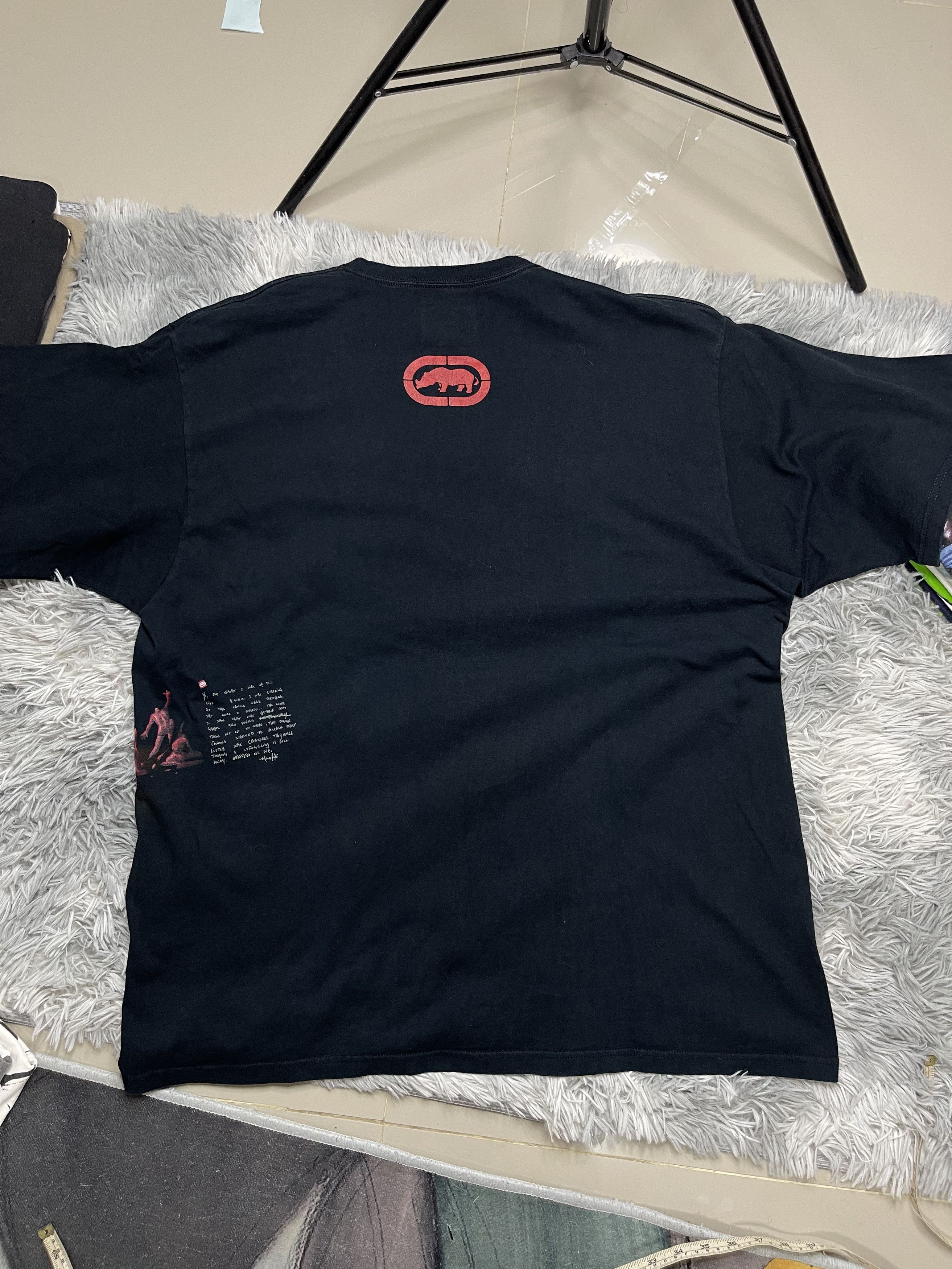 Ecko Unltd. Rare Ecko Art Candle Y2K T Shirt Size US XXL / EU 58 / 5 - 9 Thumbnail