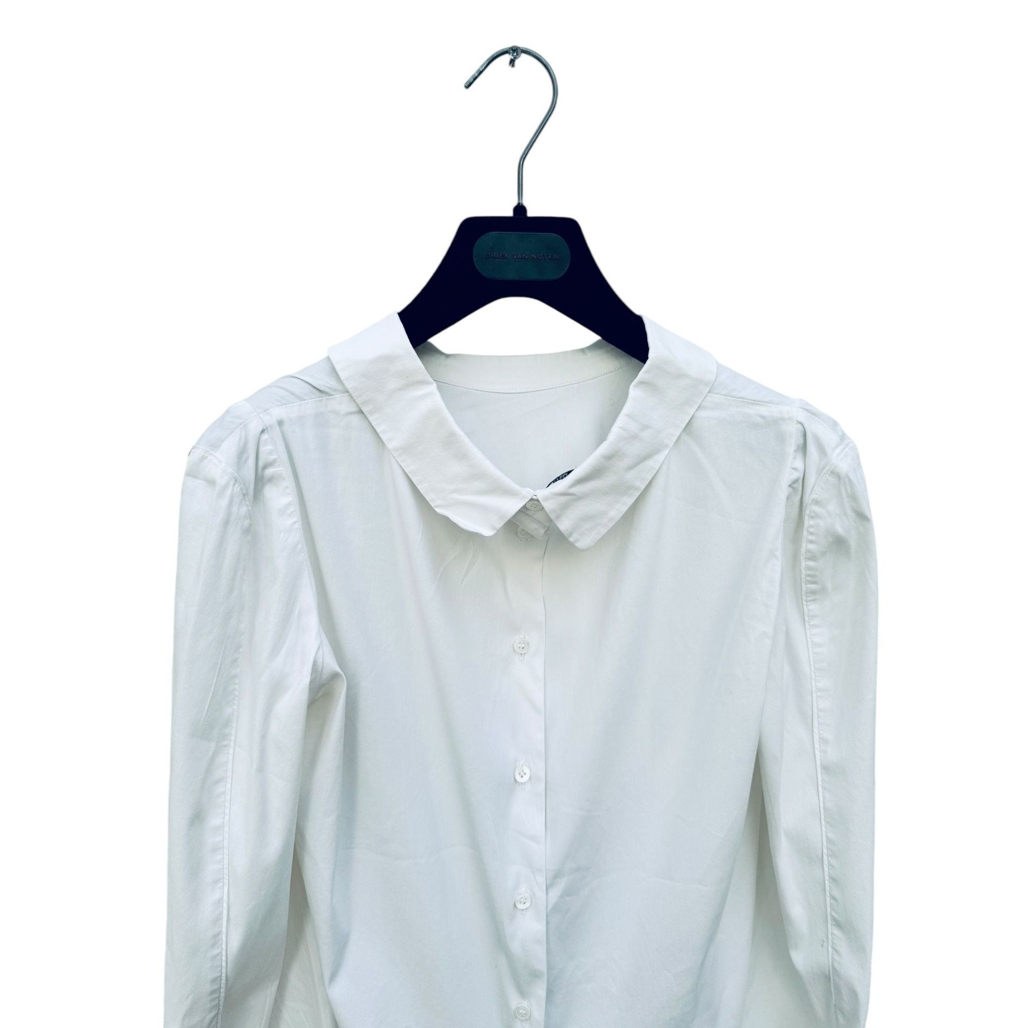 Miu Miu White Reversed Shirt Size M / US 6-8 / IT 42-44 - 3 Thumbnail