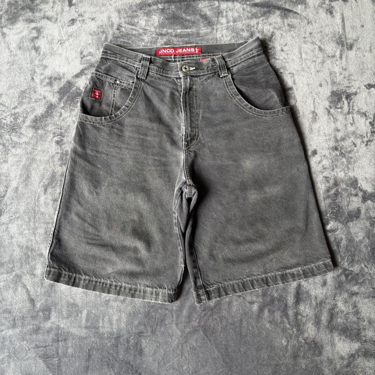 JNCO BURNING BLUE CROWN JNCO JORT Size US 32 / EU 48 - 2 Thumbnail