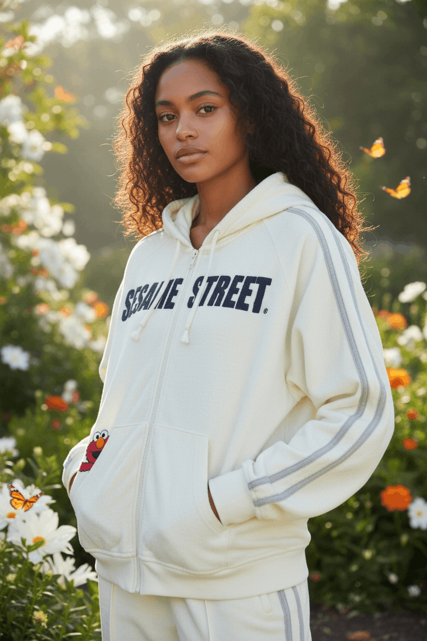 Cartoon Network Vintage 90's SESAME STREET Fleece Hoodie Sweatshirt For Kid Size US S / EU 44-46 / 1 - 2 Thumbnail