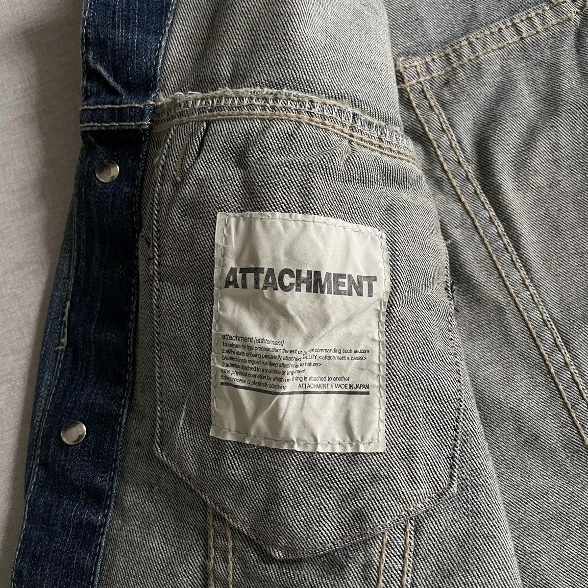 Attachment Attachment Stone Washed Distressed Denim Jacket Size US M / EU 48-50 / 2 - 4 Thumbnail