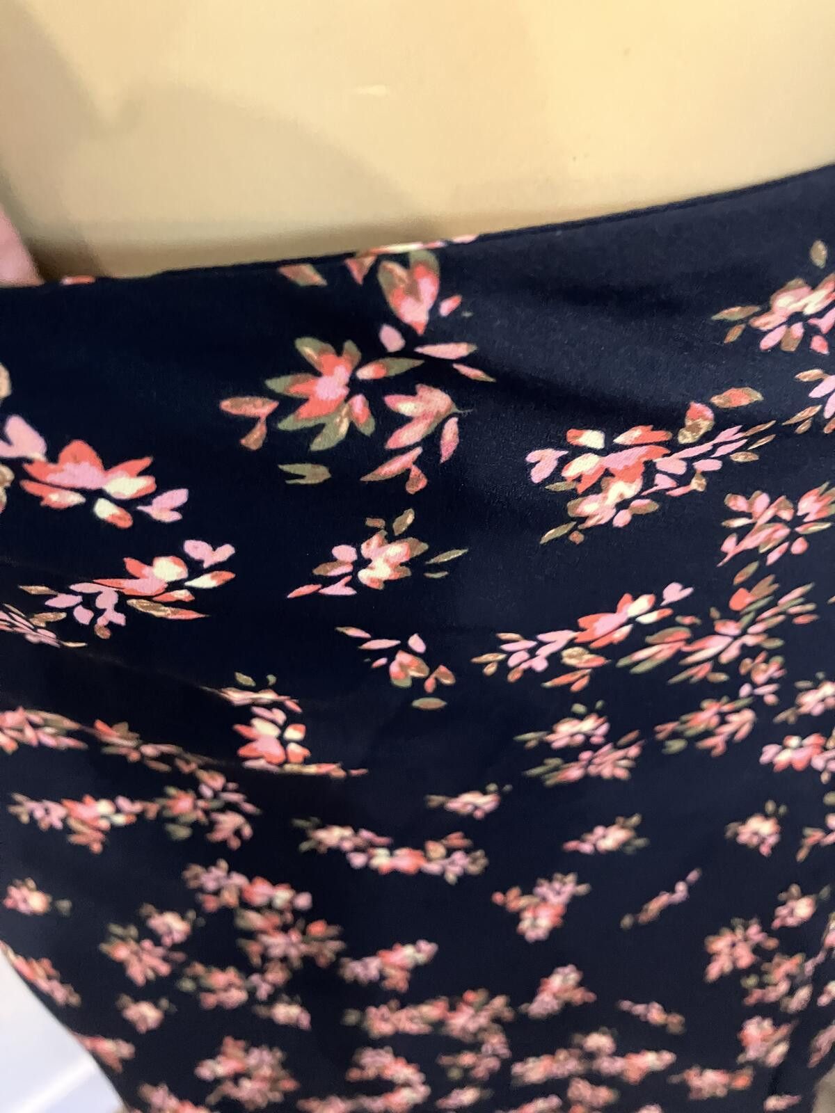 Other NWT Navy Blue Floral Midi Skirt Size 36" / US 14 / IT 50 - 7 Thumbnail