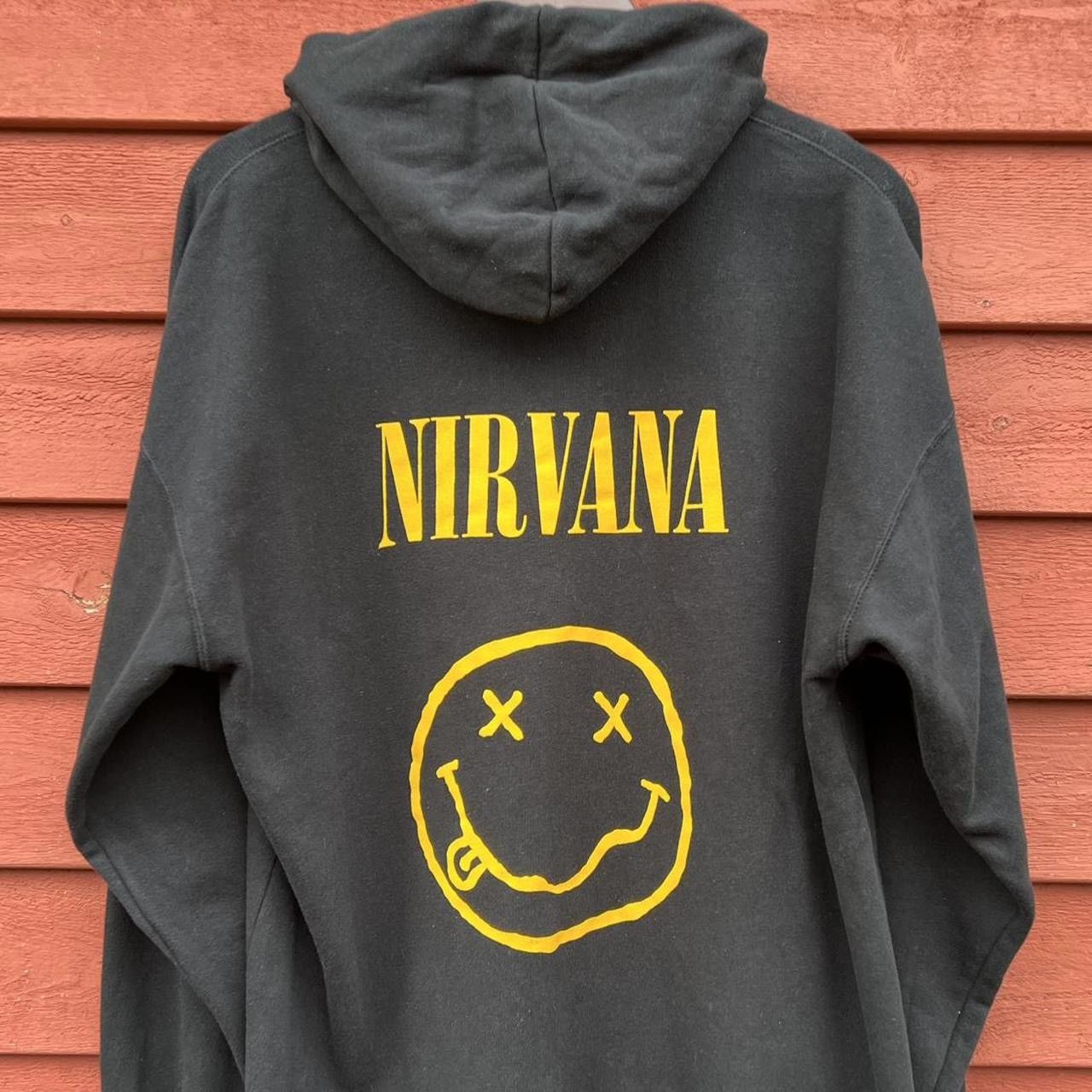 Band Tees Vintage 90s Nirvana Band Hoodie Size US XL / EU 56 / 4 - 5 Thumbnail