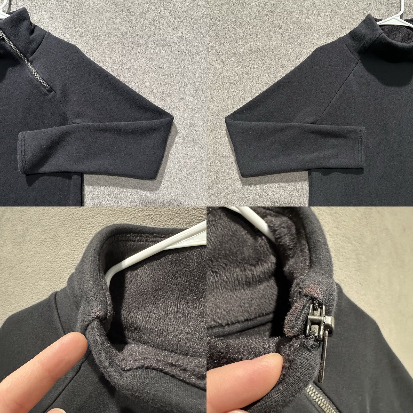 Athleta Athleta Sweatshirt Dress Womens XS Black Fleece Lined Cozy Karma GUC Size XS / US 0-2 / IT 36-38 - 8 Thumbnail
