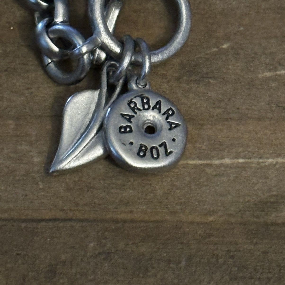 Other Barbara Boz long silver rolo chain w/hammered discs necklace Size ONE SIZE - 4 Thumbnail