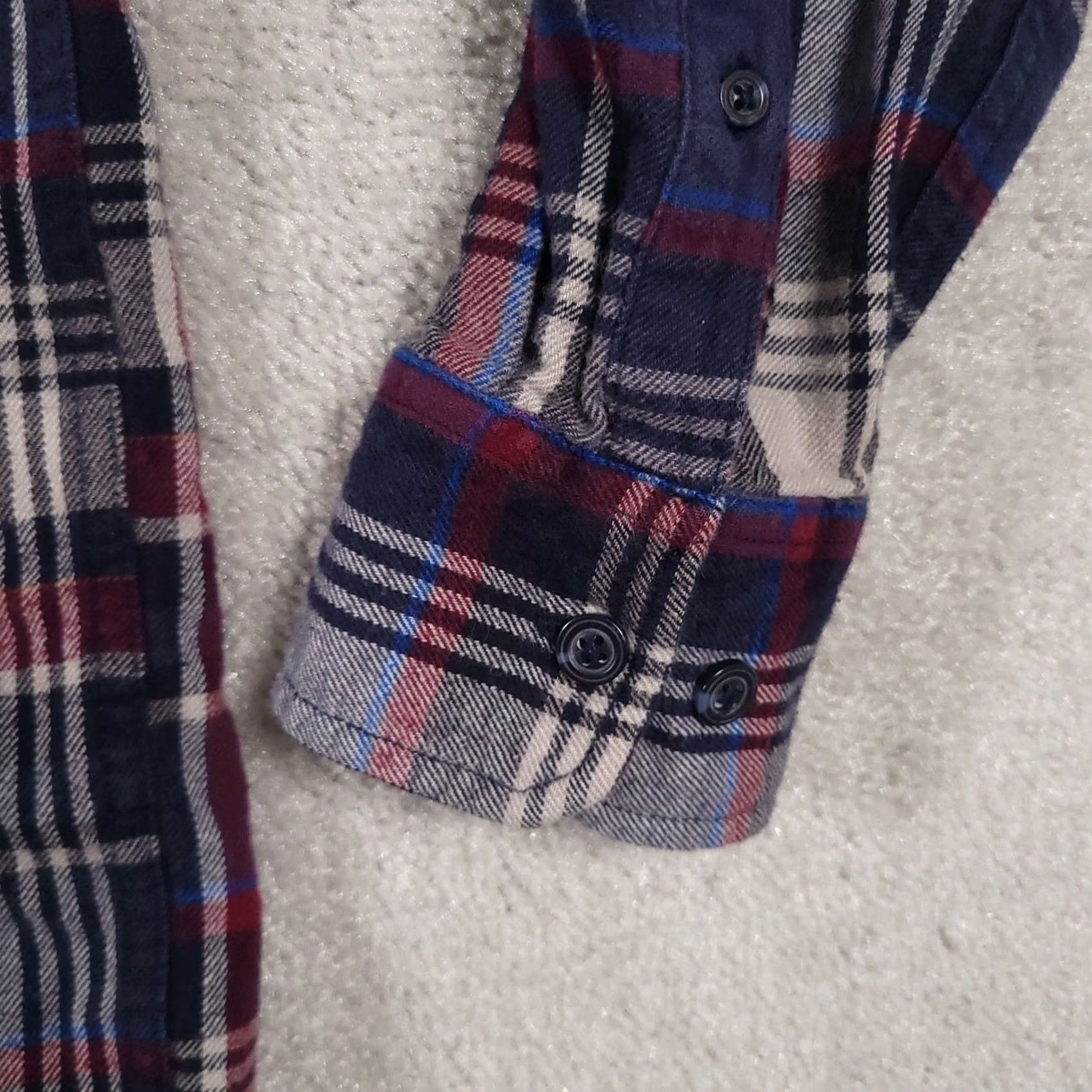 Eddie Bauer Eddie Bauer Flannel Shirt Mens Large Blue Red Plaid Long Sleeve Button Up Cotton Size US L / EU 52-54 / 3 - 6 Thumbnail