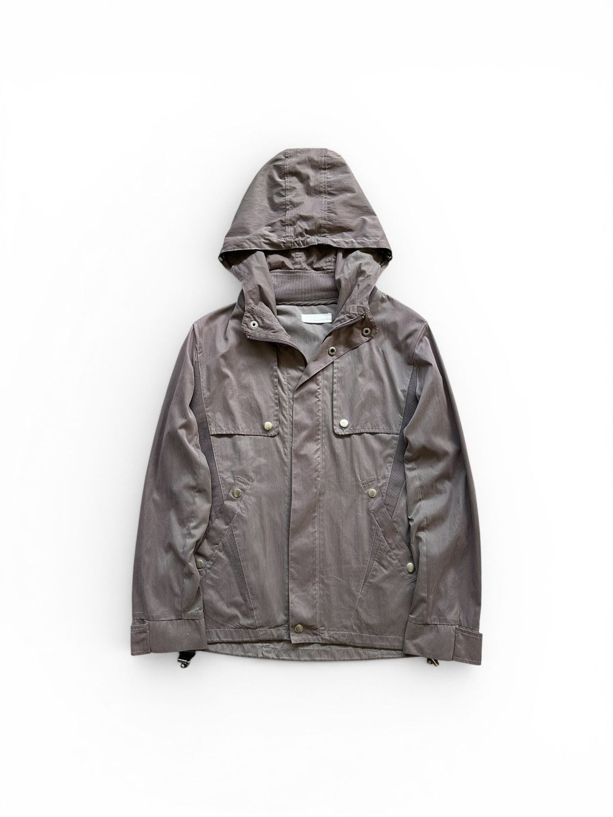 Japanese Brand 00's And A light paneled glossy zipper jacket Size US M / EU 48-50 / 2 - 1 Thumbnail