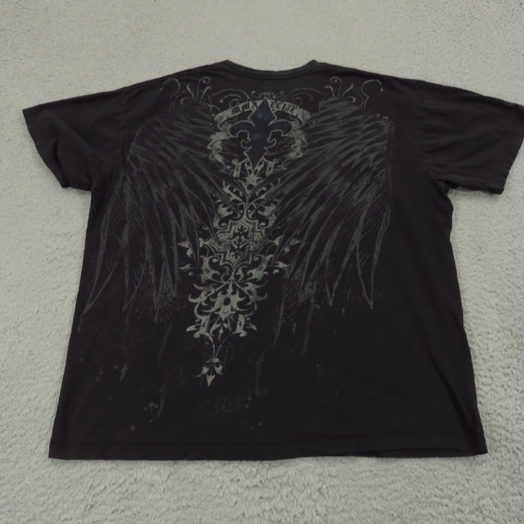Vintage VTG MMA Elite Shirt Men XL Y2K Skater Grunge Goth Wings Logo Faded Pinkman Tee Size US XL / EU 56 / 4 - 4 Thumbnail
